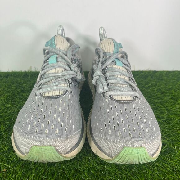 Brooks Glycerin 17 Womens Size 9.5 Athletic Running Shoes Grey/Seafoam - Picture 2 of 8